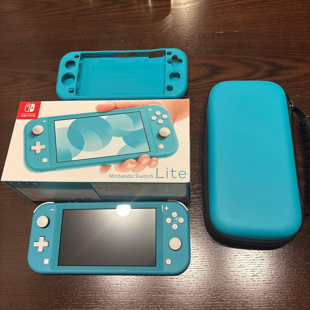 Nintendo Switch Lite ターコイズカバー付本体初期化済み底値‼︎ Nintendo Switch Lite ターコイズ 本体 新品 : 小浜商店 - 通販