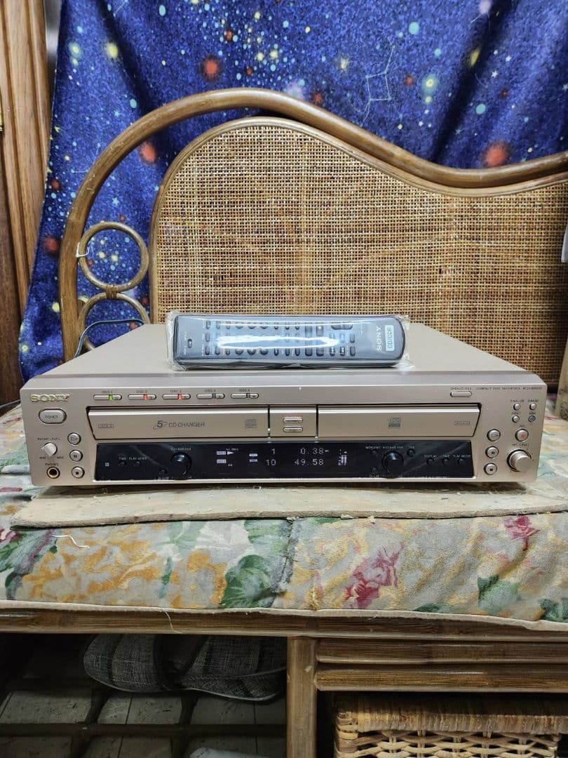 リモ付5連CDチェンジャー&ダビング録音可ソニーCDレコーダーRCD-W500C Sony RCD-W500C CD Recorder dubbing 5 compact Disc Changer