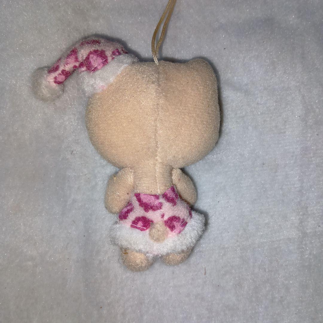 ハローキティ2001年VivitixGirls日焼けサンタピンクひょうぬいぐるみ