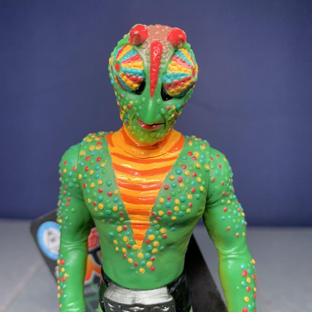 仮面ライダー 怪人シリーズEX 死神カメレオン ソフビ バンダイ - メルカリ