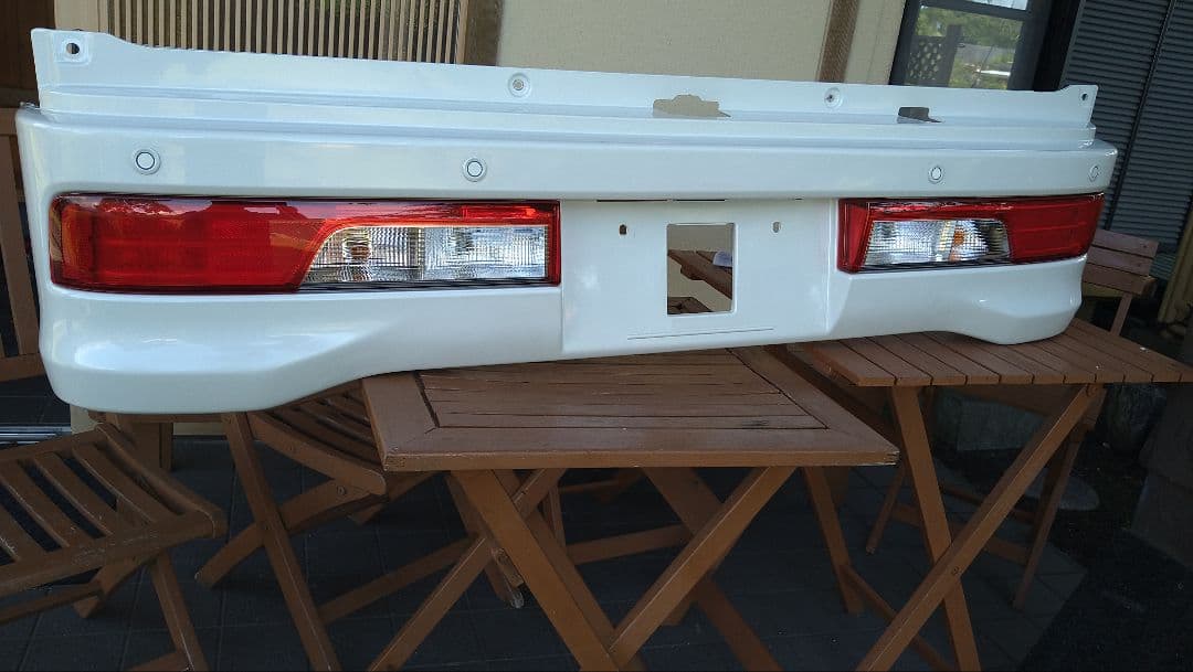 エブリィDA17Wリアバンパー テールライト付き DA17W エブリイワゴン オールLEDテールランプ Ver.2 O&E オープニング