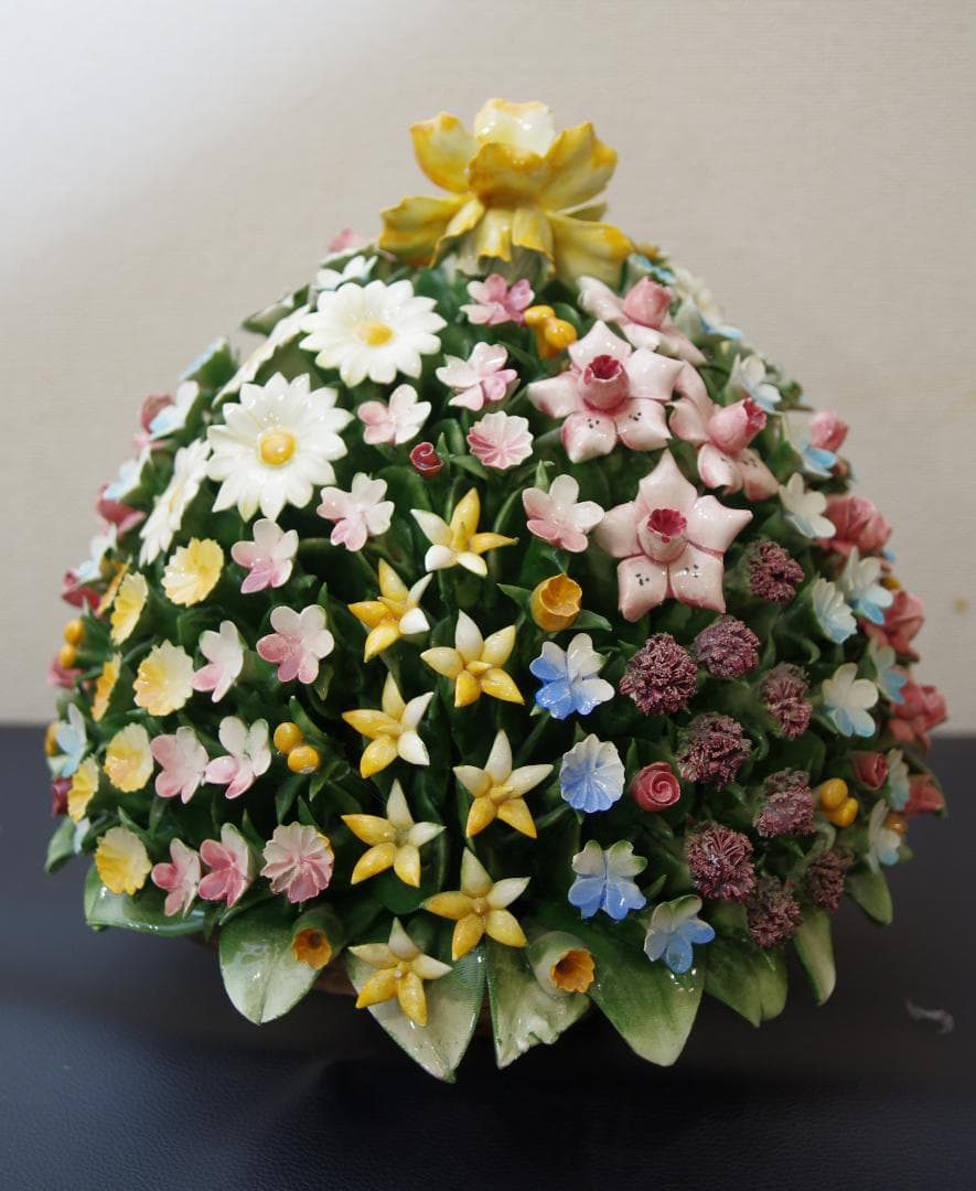 【アンティーク】カポディモンテ capodimonte　陶花 楽天市場】カポディモンテ/Capodimonte 陶花（フラワーバスケット