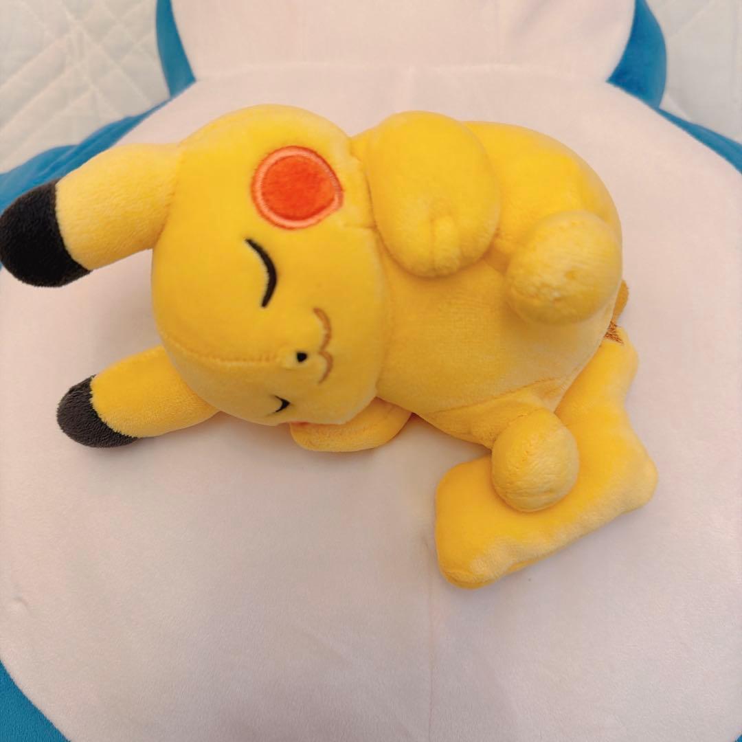 もっちりぬいぐるみ Pokémon Sleep おやすみカビゴン&ピカチュウ