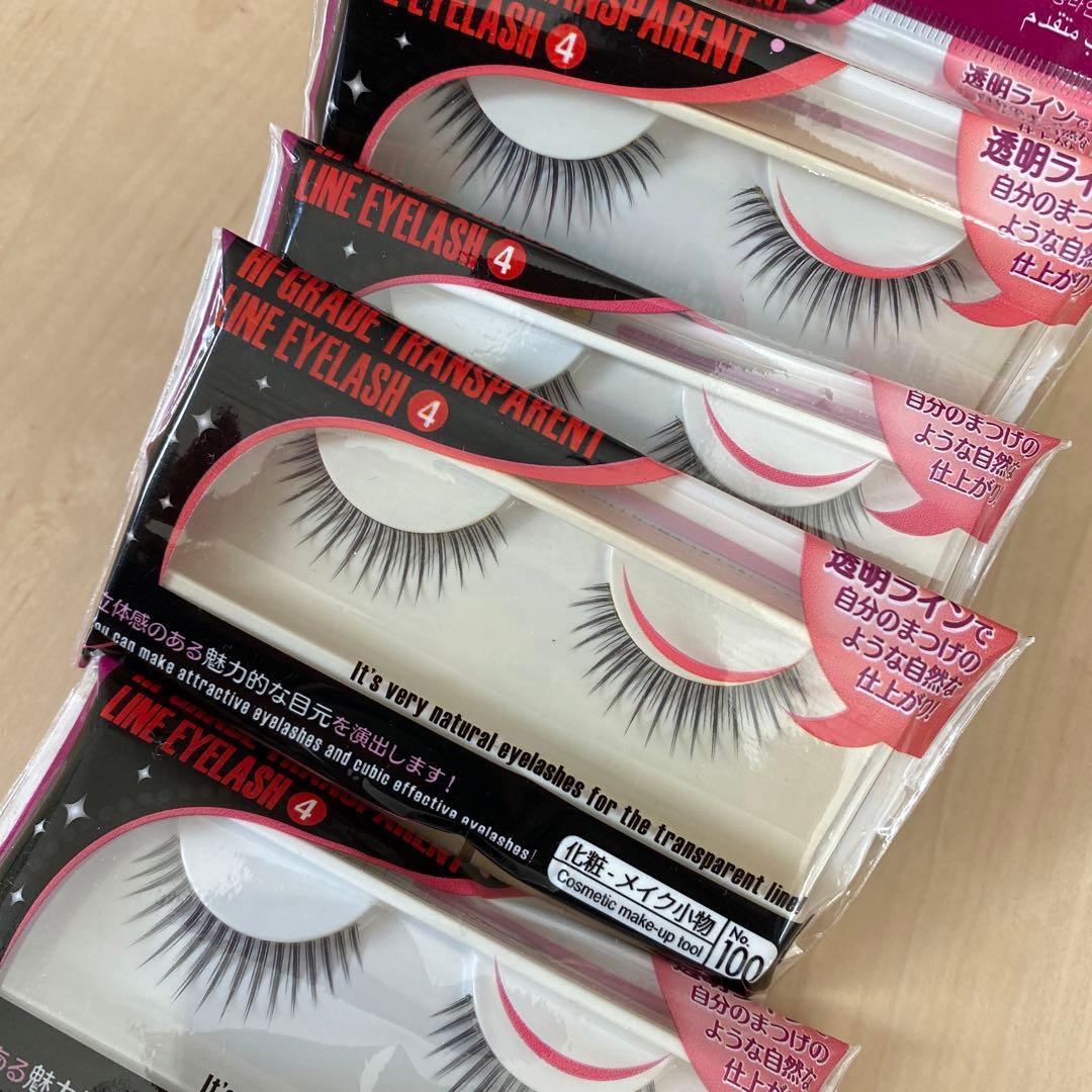 DAISOハイグレード透明ラインアイラッシュ4 が15個 ダイソー 入手
