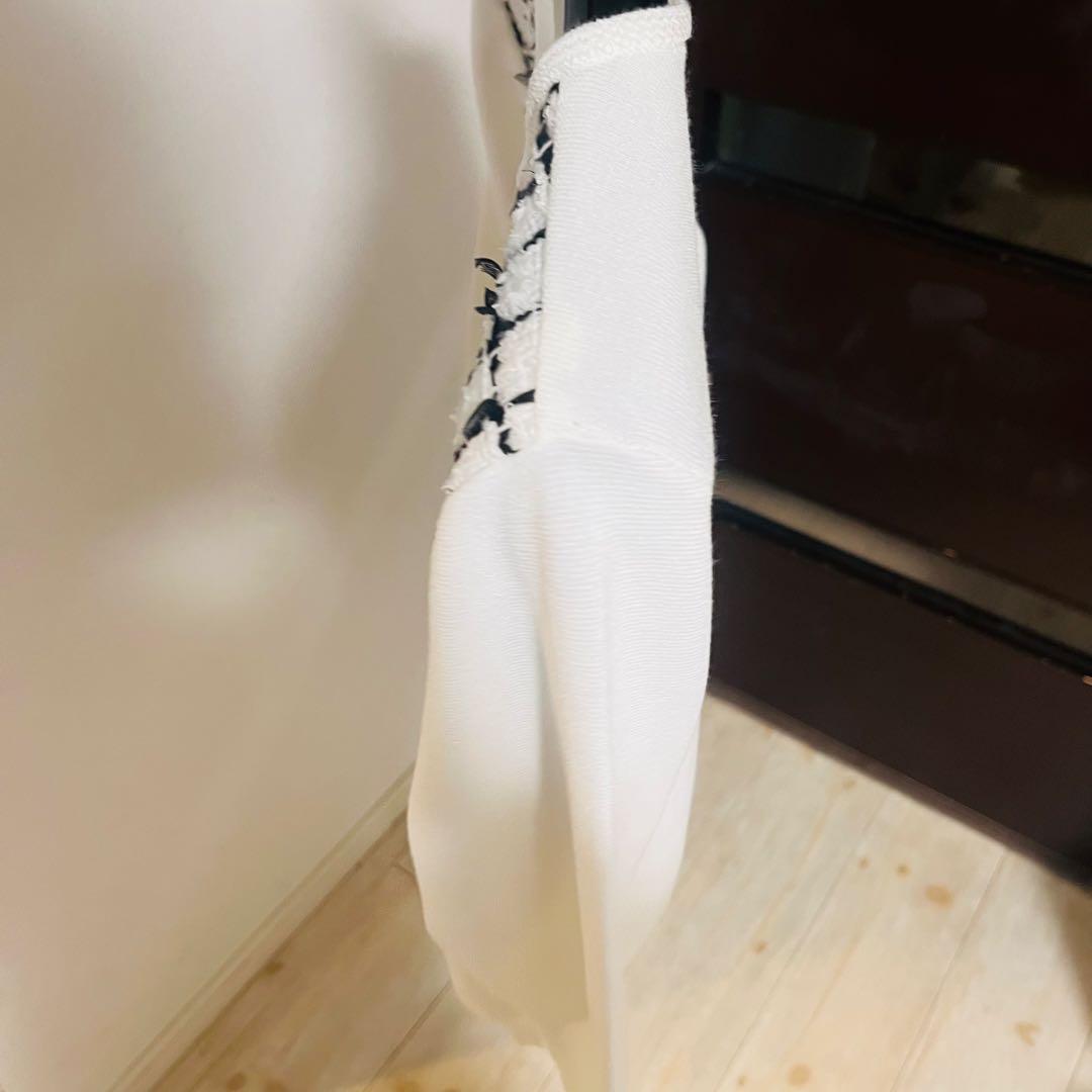 新品☆ANAYI チュールツイードニットコンビ カーディガン/セオリー、23