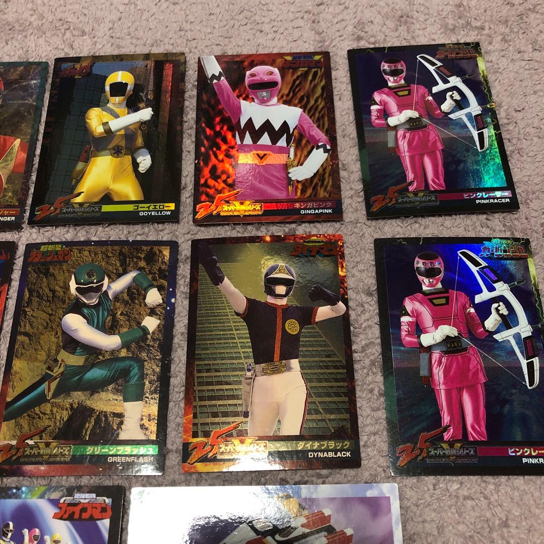 スーパー戦隊】25周年ウエハース封入カード18枚セット - メルカリ