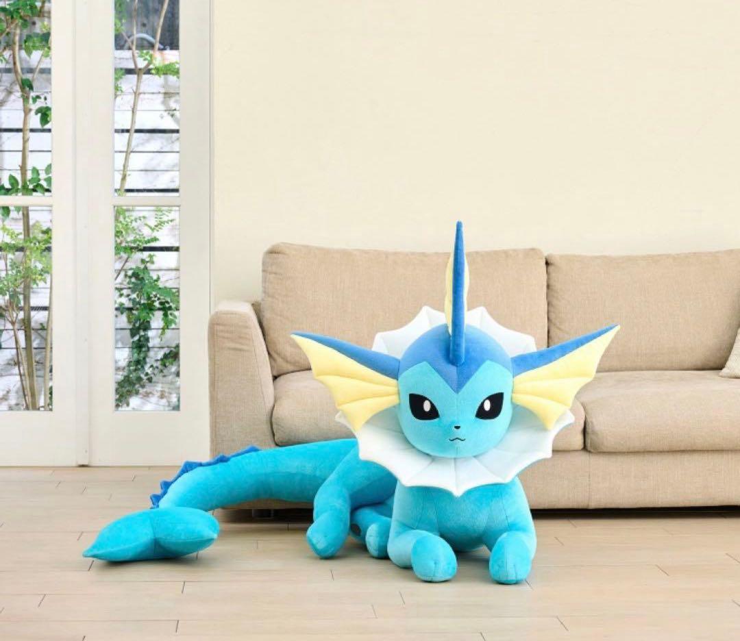 新品未開封品 等身大ぬいぐるみ シャワーズ 受注品 新品未開封 ポケセン 受注生産品 ぬいぐるみ 等身大 シャワーズ