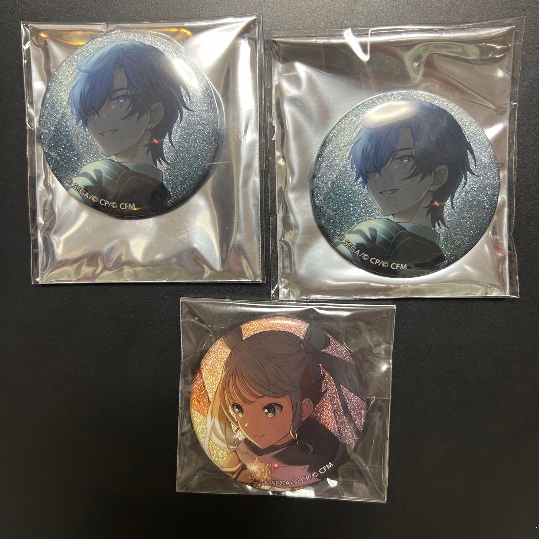 プロセカ 28C グリ缶 グリッター缶バッジ 初音ミク KAITO - メルカリ