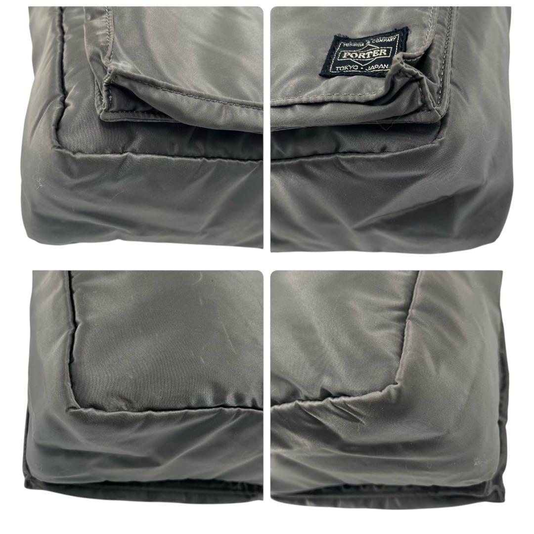 極美品】 ポーター ショルダーバッグ タンカー シルバーグレー 廃盤