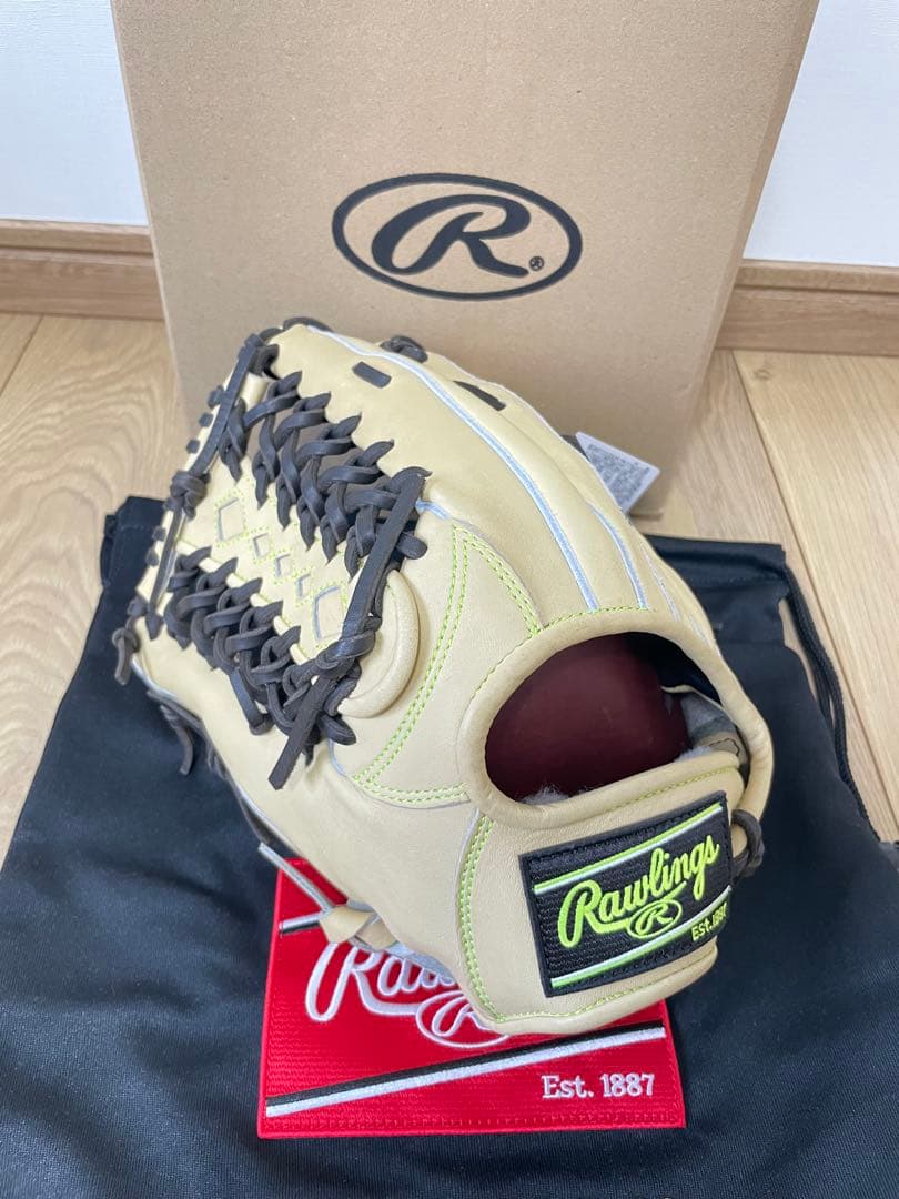 新品未使用‼️Rawlings 硬式外野手用 高校野球対応 野球 ローリングス 硬式グローブ グラブ 高校野球対応 硬式 外野 外