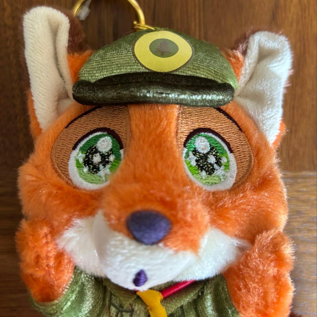 ズートピア ニック ワイルド KIRAME ぬいぐるみ チャーム キーホルダー