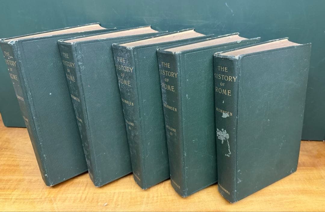 ローマ史 The History of Rome 全5巻 Mommsen著 本