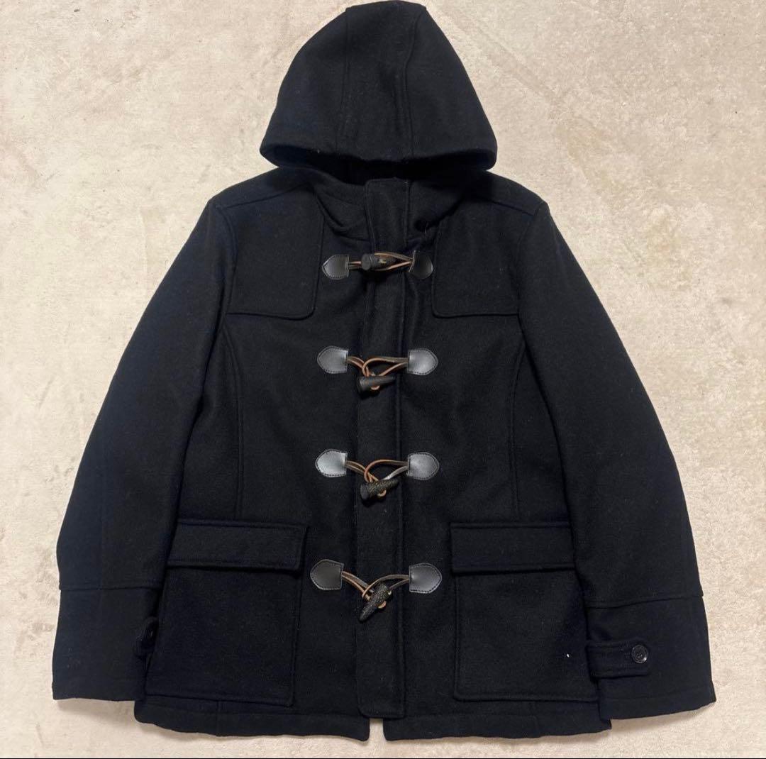ポールスミス ダッフルコート ブラック スリーストライプ L