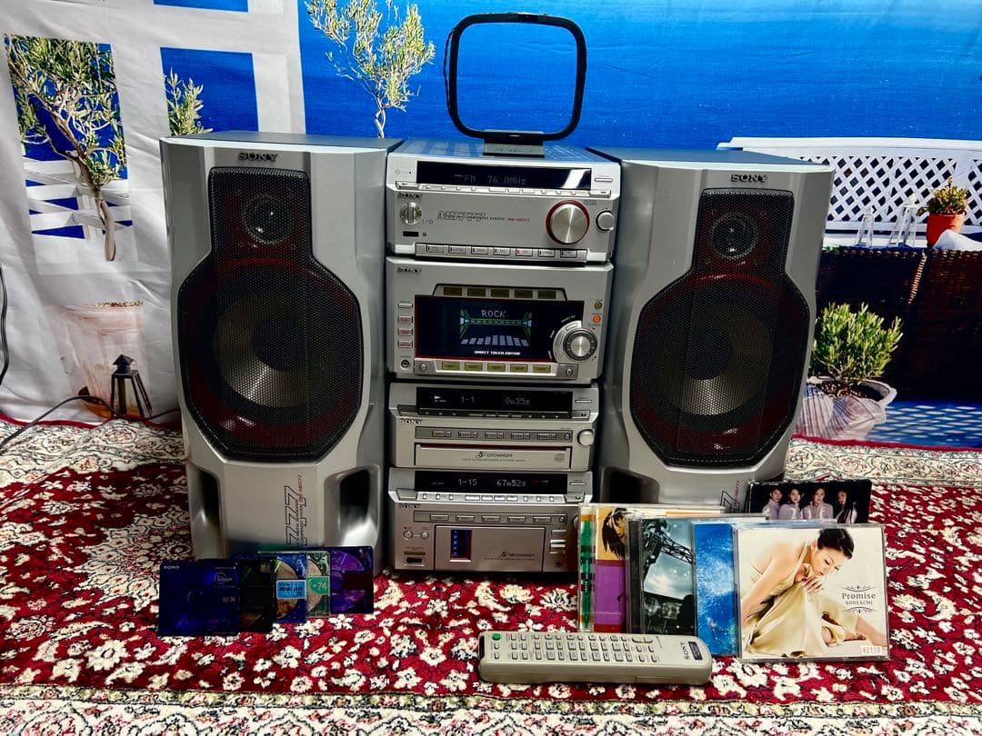 ソニー希少システムコンポDHC-MD777中古動作品STR-MD777ビンテージ Yahoo!オークション -「sony md 777」(オーディオ機器) の落札相場