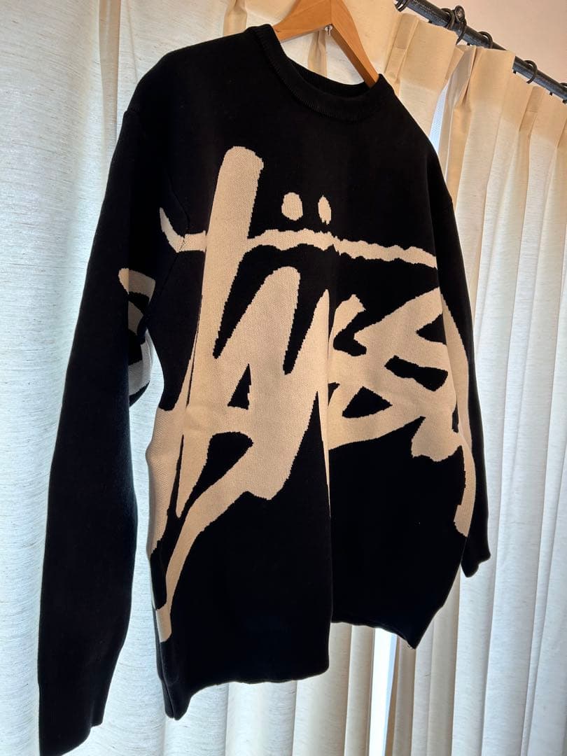 XSサイズ STUSSY STOCK SWEATER Black セーター