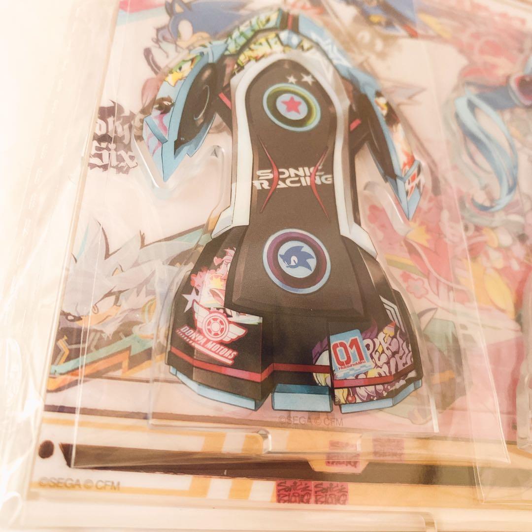 ソニックレーシング クロスワールド×初音ミク アクリルジオラマ