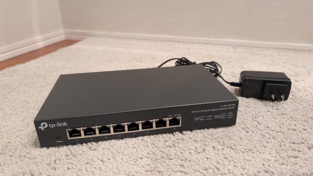 【美品】TP-Link 2.5G 8ポートスイッチ TL-SG108-M2