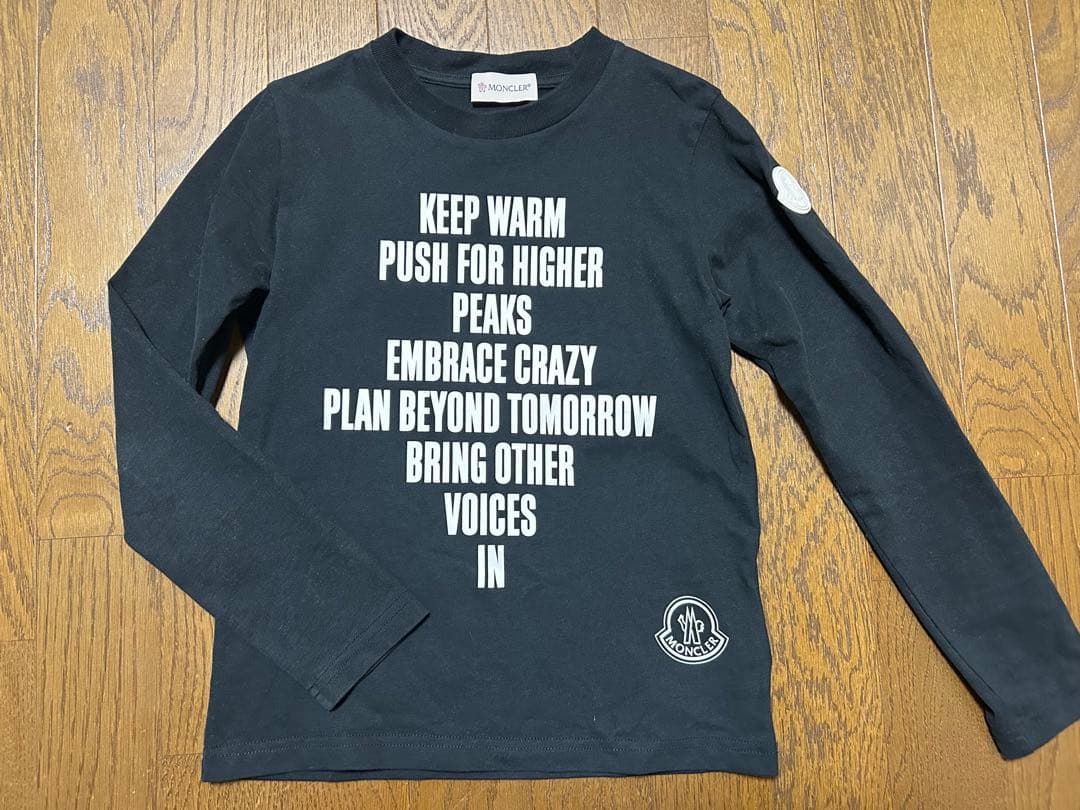 美品★モンクレール★長袖Tシャツ8A モンクレール メンズ Tシャツ 長袖 MONCLER ブランド ロンT トップス