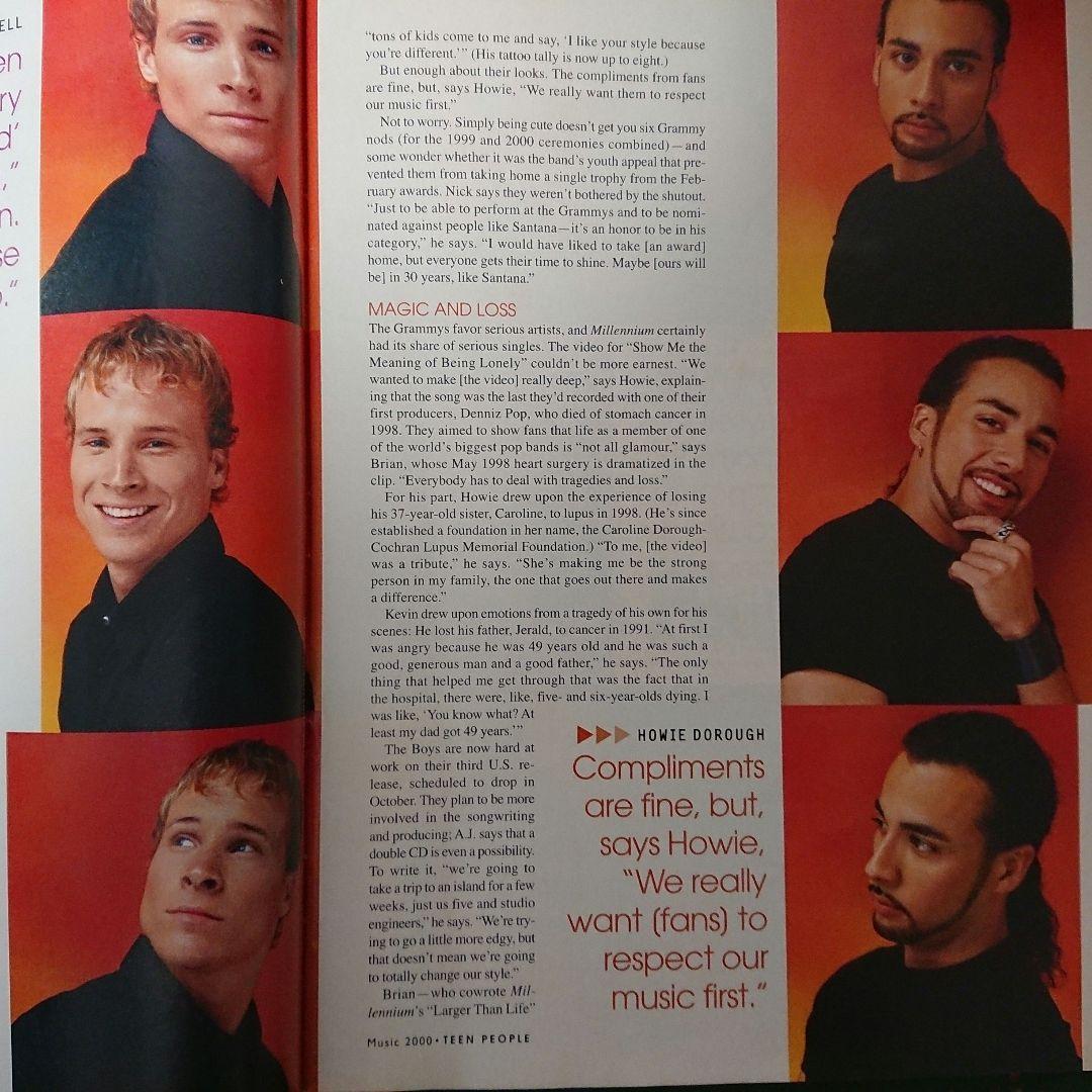 Teen People（ 昔のBack Street Boys)米雑誌 レア - メルカリ