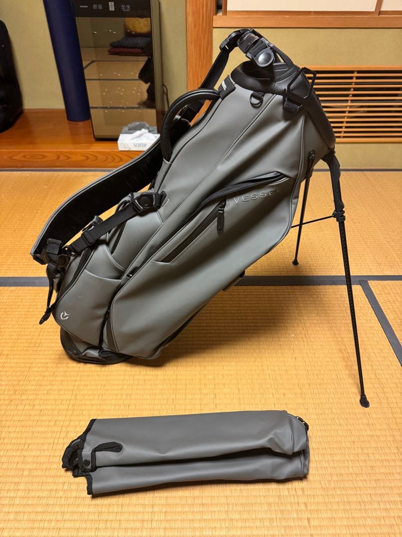 VESSEL キャディバッグ スタンドバッグ プレイヤー3.0 グレー 8.5型