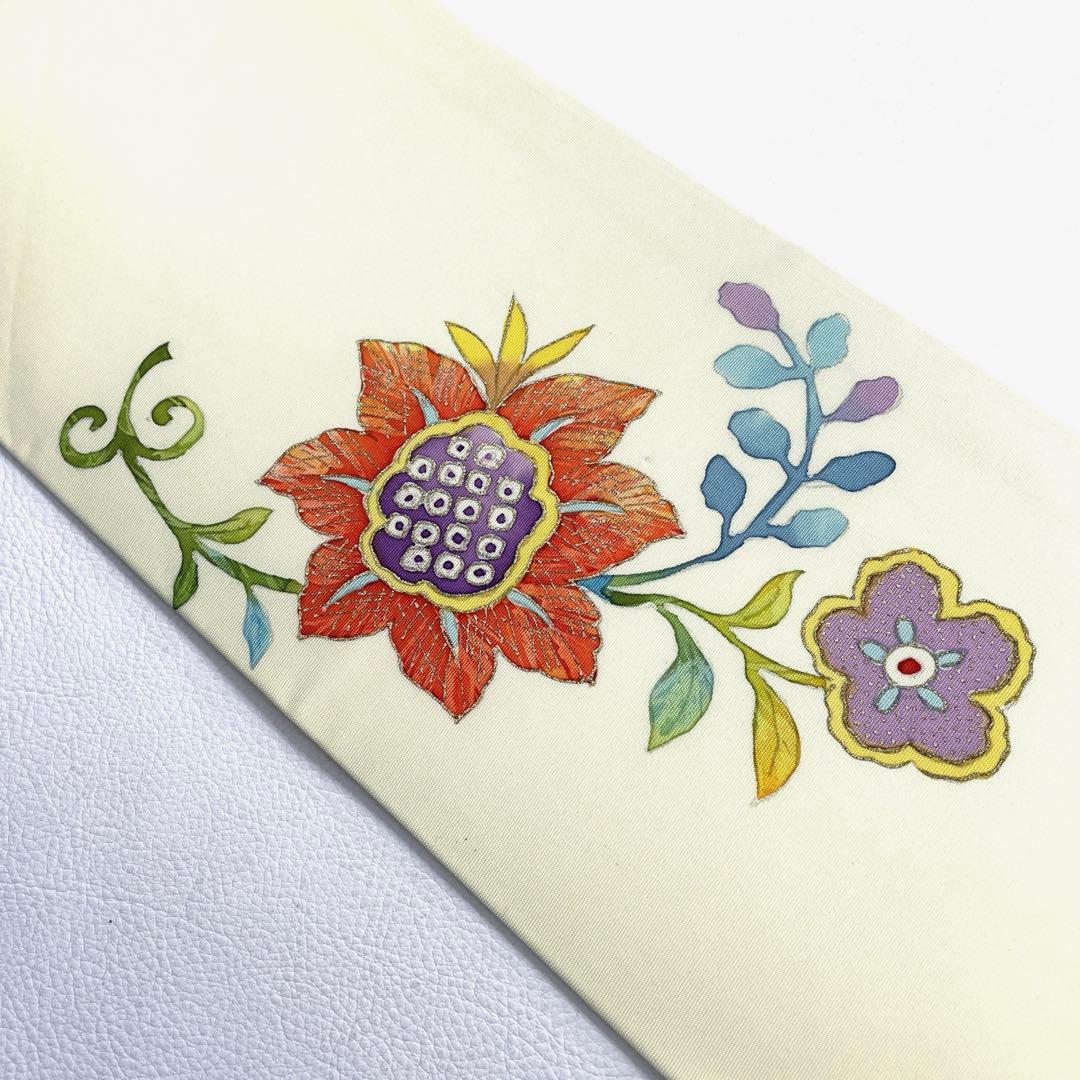 帯6554 ○高級 正絹 塩瀬 名古屋仕立て 名古屋帯 - メルカリ