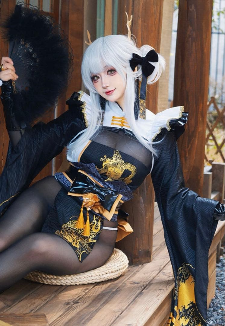 コスプレ 勝利の女神NIKKE 正月ブラン衣装 ウィッグ付き - メルカリ