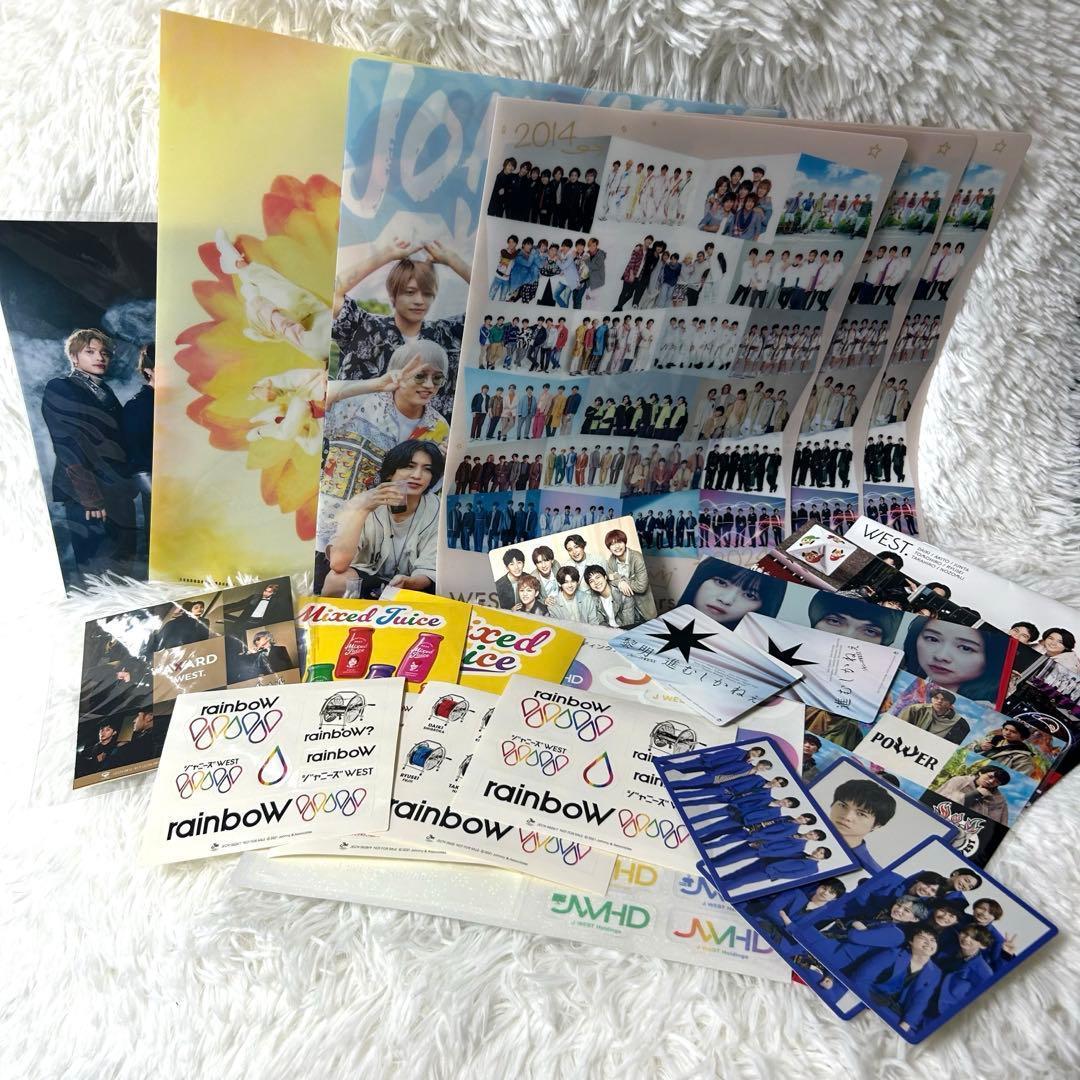 WEST. グッズまとめ売り 特典 ステッカー ファイル - メルカリ