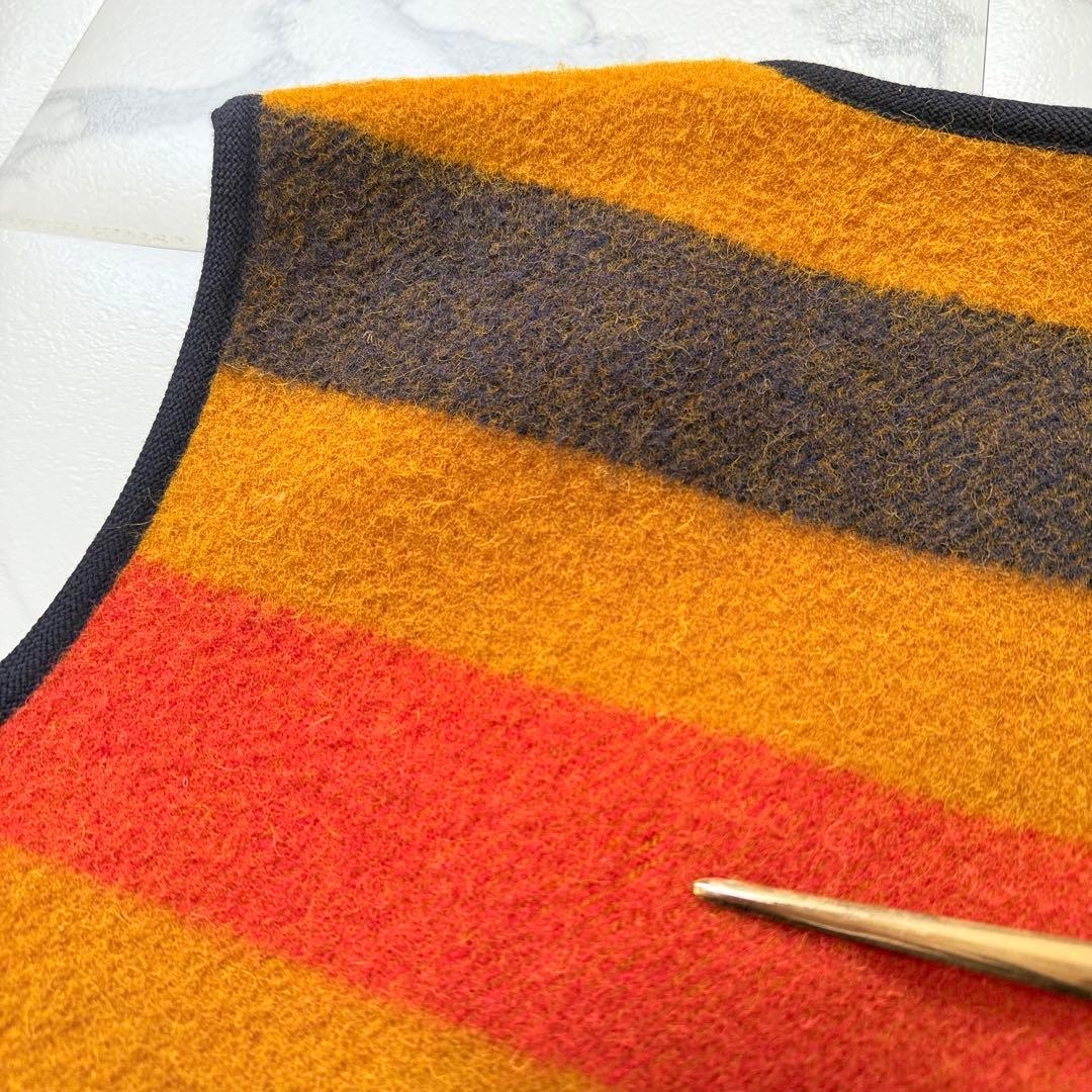 HERMES エルメス ヴィンテージ ロカバール ウール100％ ベスト 46