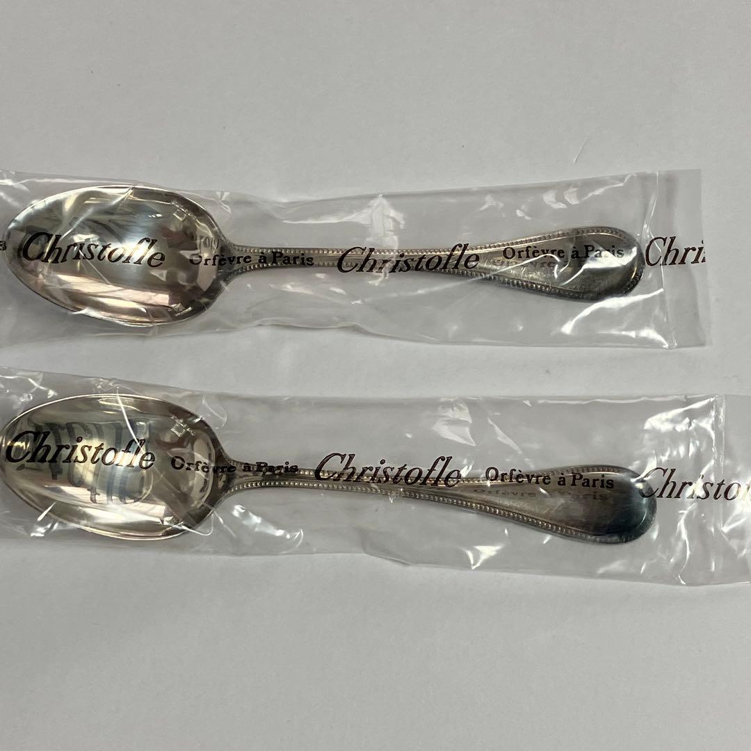 未使用】 Christofle クリストフル スプーン セット ケース付き - メルカリ