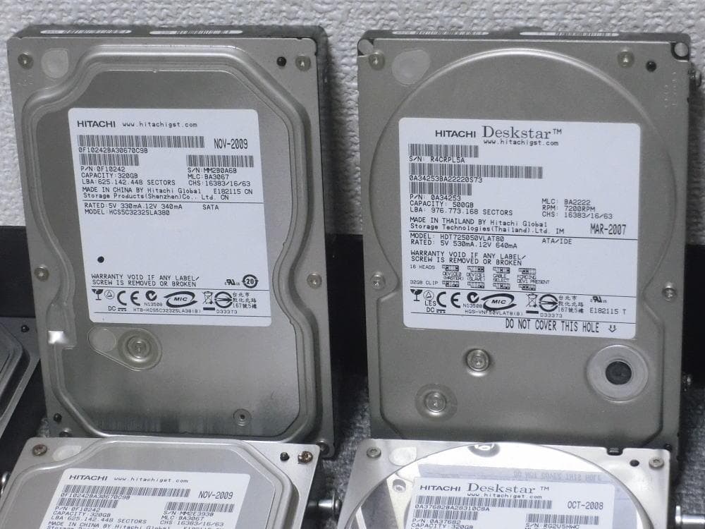 18台 HDD ハードディスク 日立 DeskStar WD サムスン 他 - メルカリ