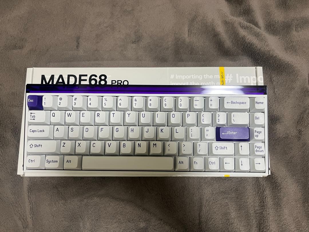 MADE68 PRO キーボード 本体 ホワイト/パープル MelGeek MelGeek MADE68 Pro パープル MADE68 Pro - 製品詳細
