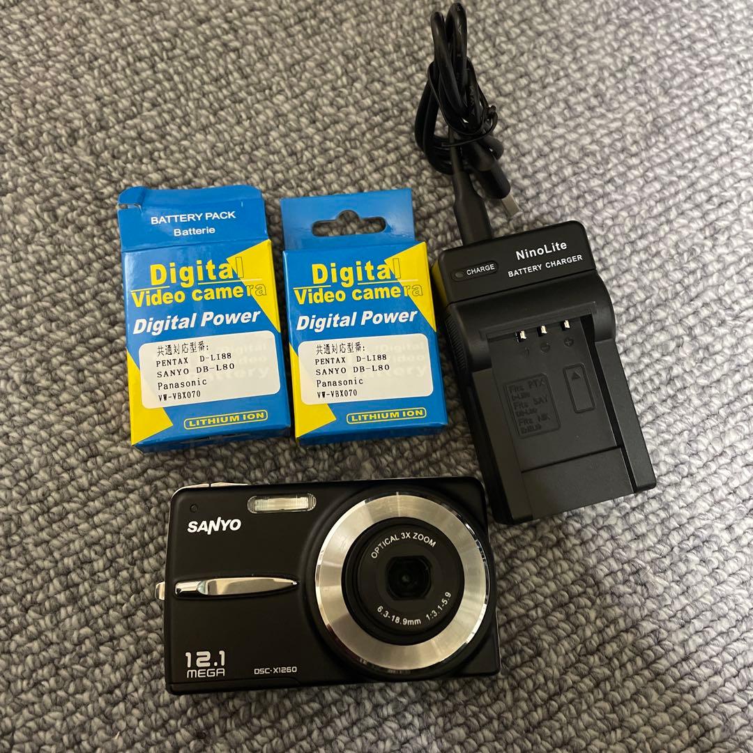 匿名配送 SANYO デジタルカメラ DSC-X 1260型 - メルカリ