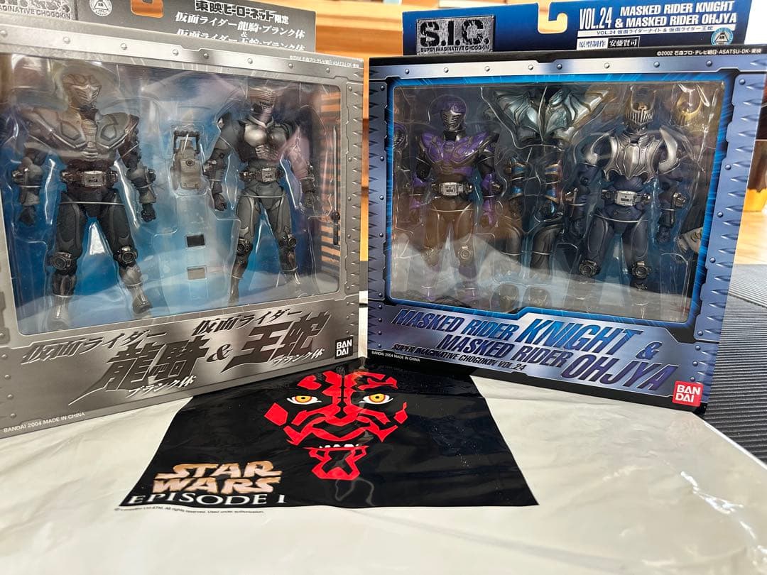 S.I.C 仮面ライダーナイト東映ヒーローネット限定 龍騎＆王蛇ブランク体未開封 東映ヒーローネット限定 S.I.C.龍騎＋王蛇(ブランク体セット）