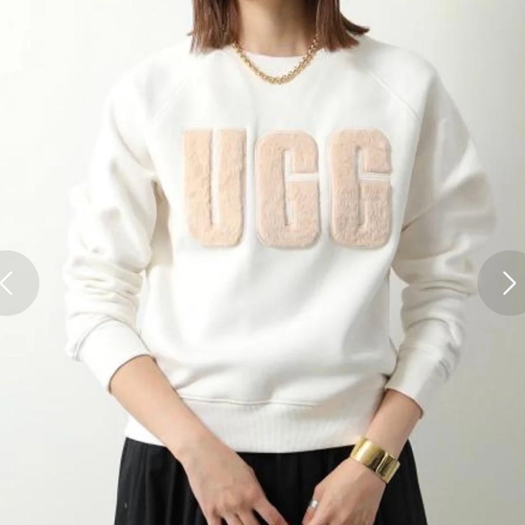 ugg トレーナー スウェット 白 M - メルカリ