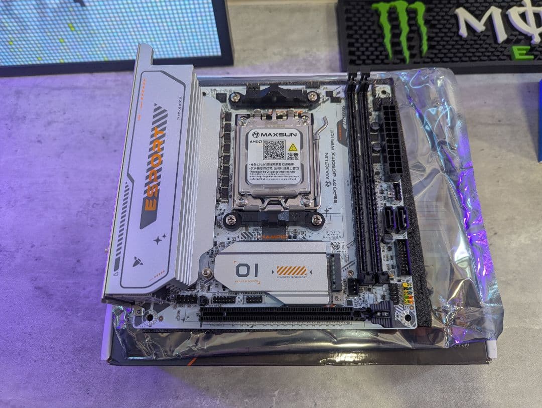 マザーボード MAXSUN B650 ESPORT ITX ICE MS-eSport B650ITX WIFI ICE