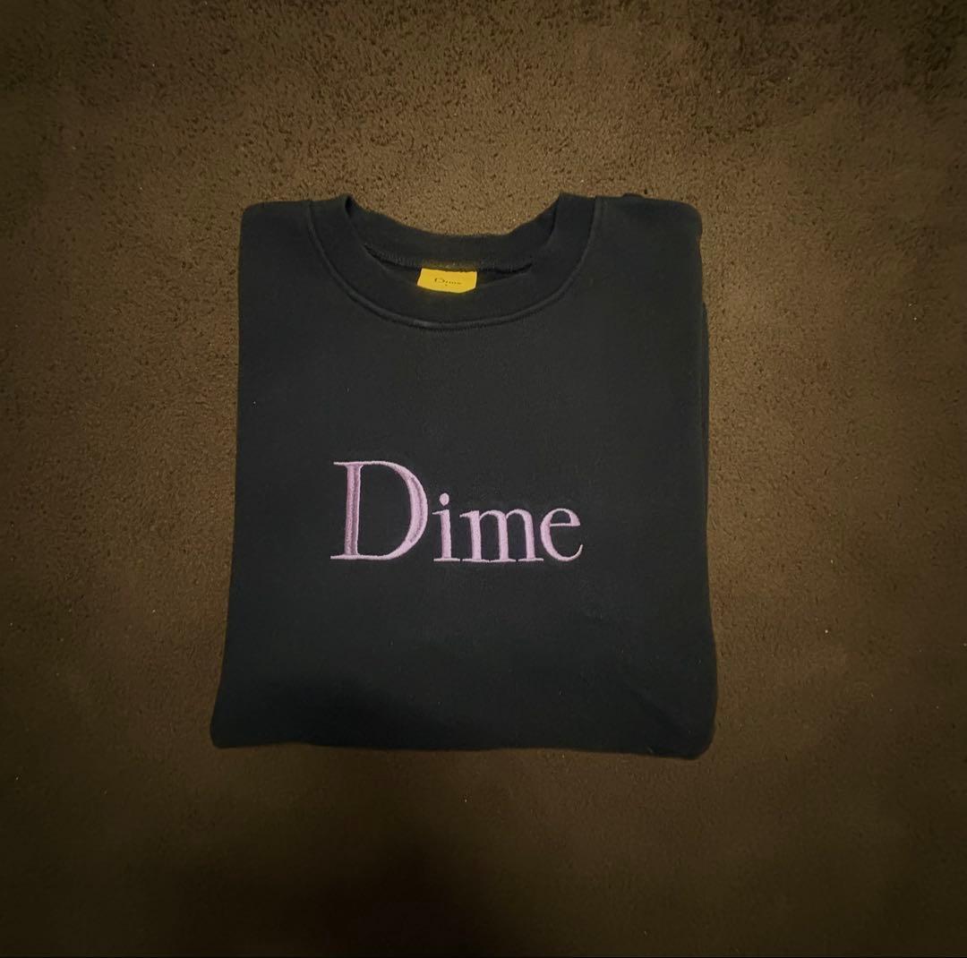 Dime Classic Logo Crewneck Sweat– Navy - メルカリ