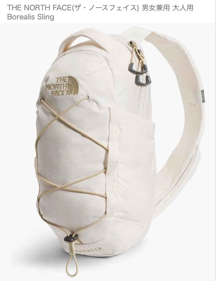 【未使用】ザ ノースフェイス ボディバッグ スリングバッグ　　 白 セール】国内未発売 THE NORTH FACE(ザ・ノースフェイス)/軽量