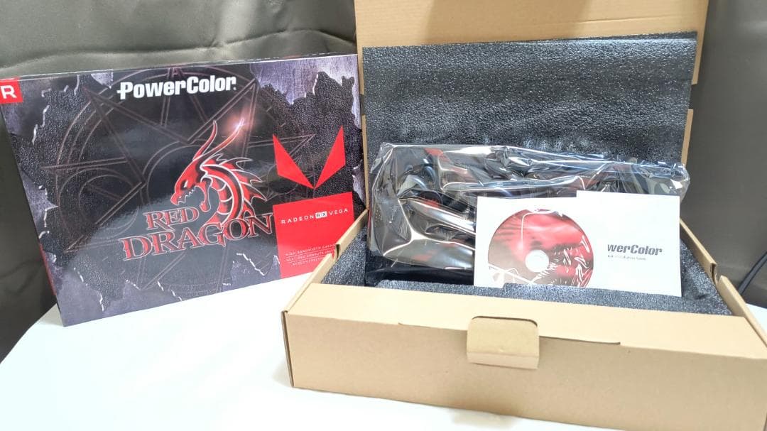未使用品】Power Color ビデオカード RED DRAGONシリーズ - メルカリ