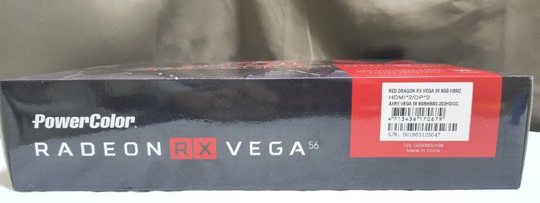 未使用品】Power Color ビデオカード RED DRAGONシリーズ - メルカリ