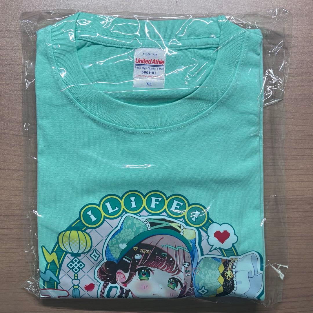コ*タ様 iLiFE! 若葉のあ 推しTシャツ チャイナ衣装 新体制お披露目