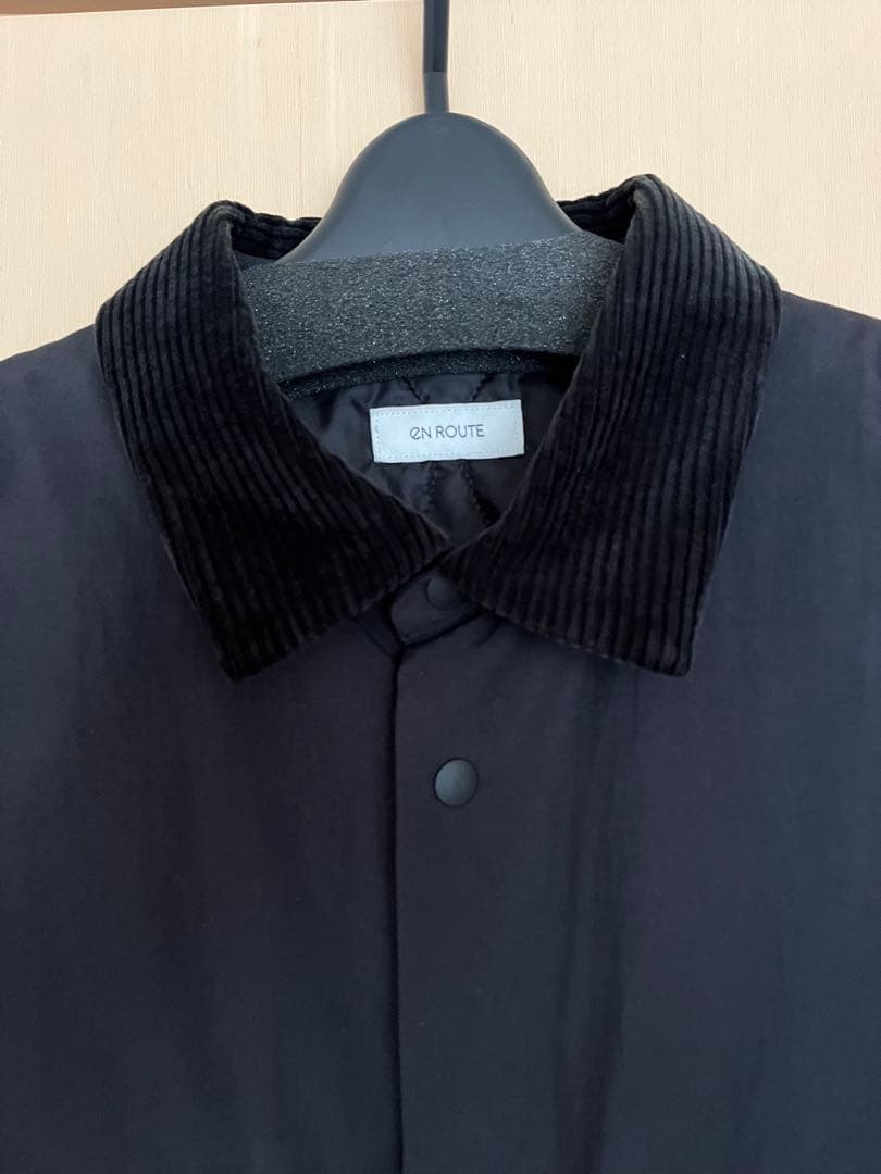 1/28出品停止【en route】ブラックナイロンジャケット サイズ3 - メルカリ