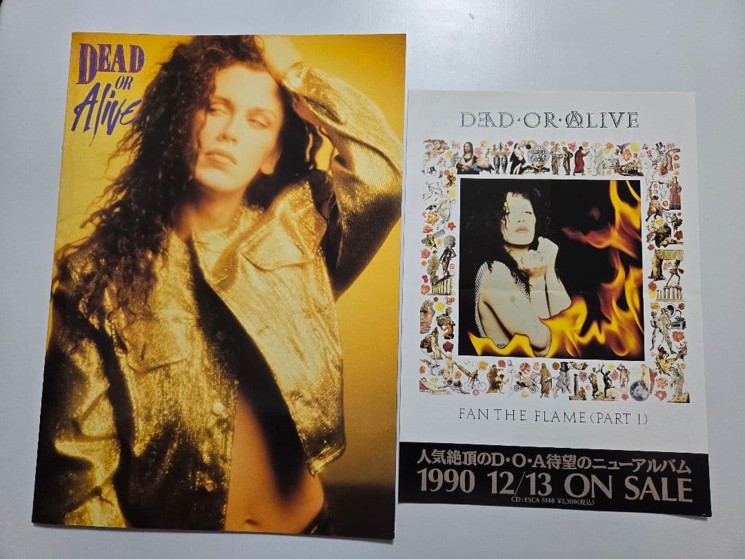 デッドオアアライブ　ツアーパンフ　DEAD OR ALIVE ピート・バーンズ デッドオアアライブ ツアーパンフ DEAD OR ALIVE ピート・バーンズ