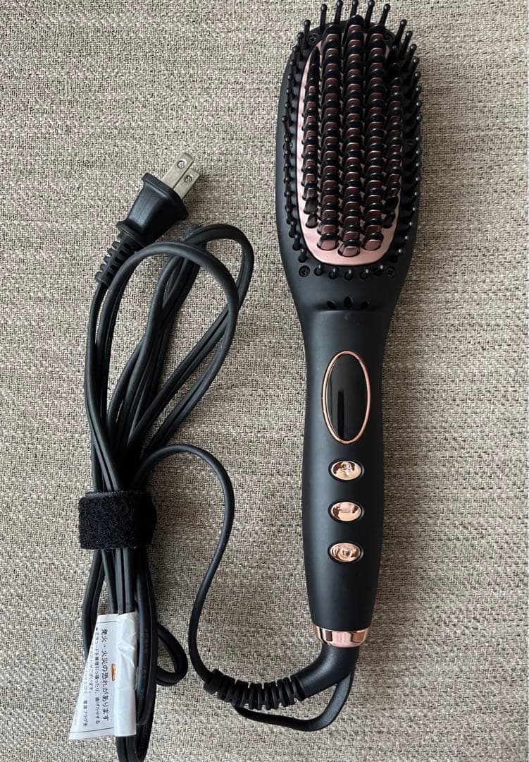 ルピリーナ ストレートヘアブラシ 黒 - メルカリ