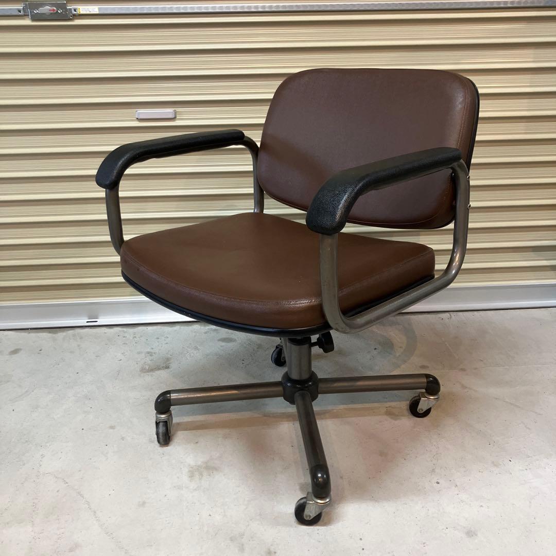 昭和レトロ ヴィンテージ イトーキ アームチェア デスクチェア 古道具