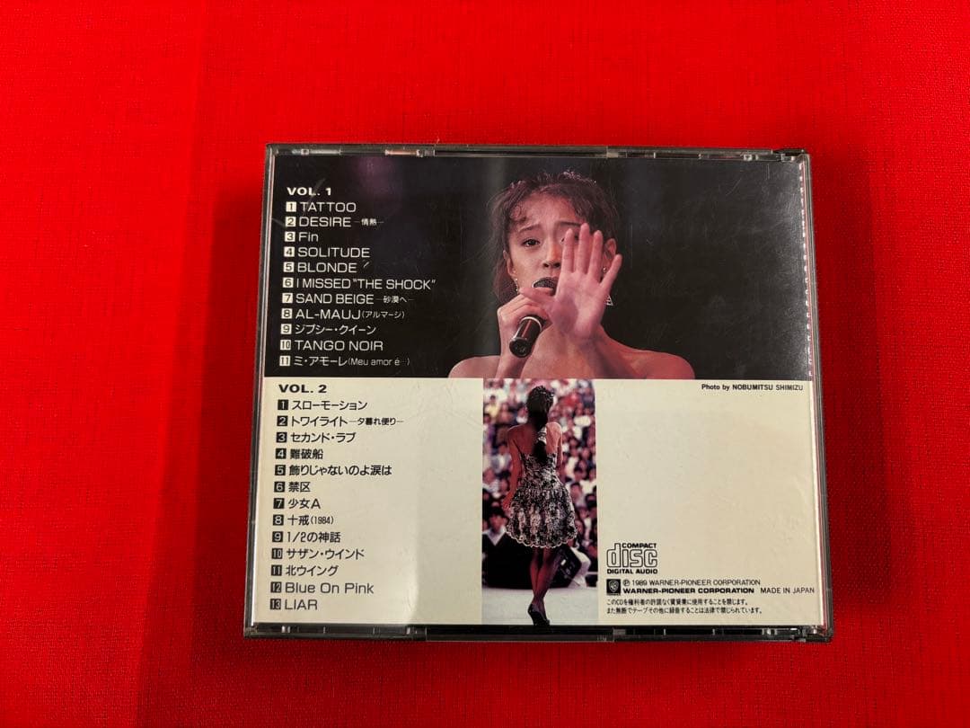 中森明菜AKINA EAST LIVE INDEX-XXIII 8周年記念CD - メルカリ