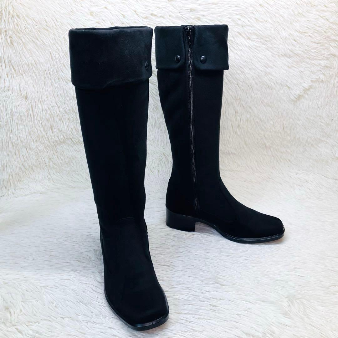 未使用級】TOPDRY 23㌢フルジップ ゴアテックス スクエアロングブーツ