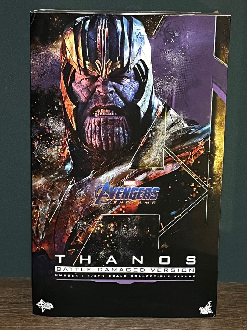 ホットトイズ　サノス　バトルダメージ版　エンドゲーム　開封品　匿名配送 アベンジャーズ／エンドゲーム』サノス、バトルダメージ版がホット