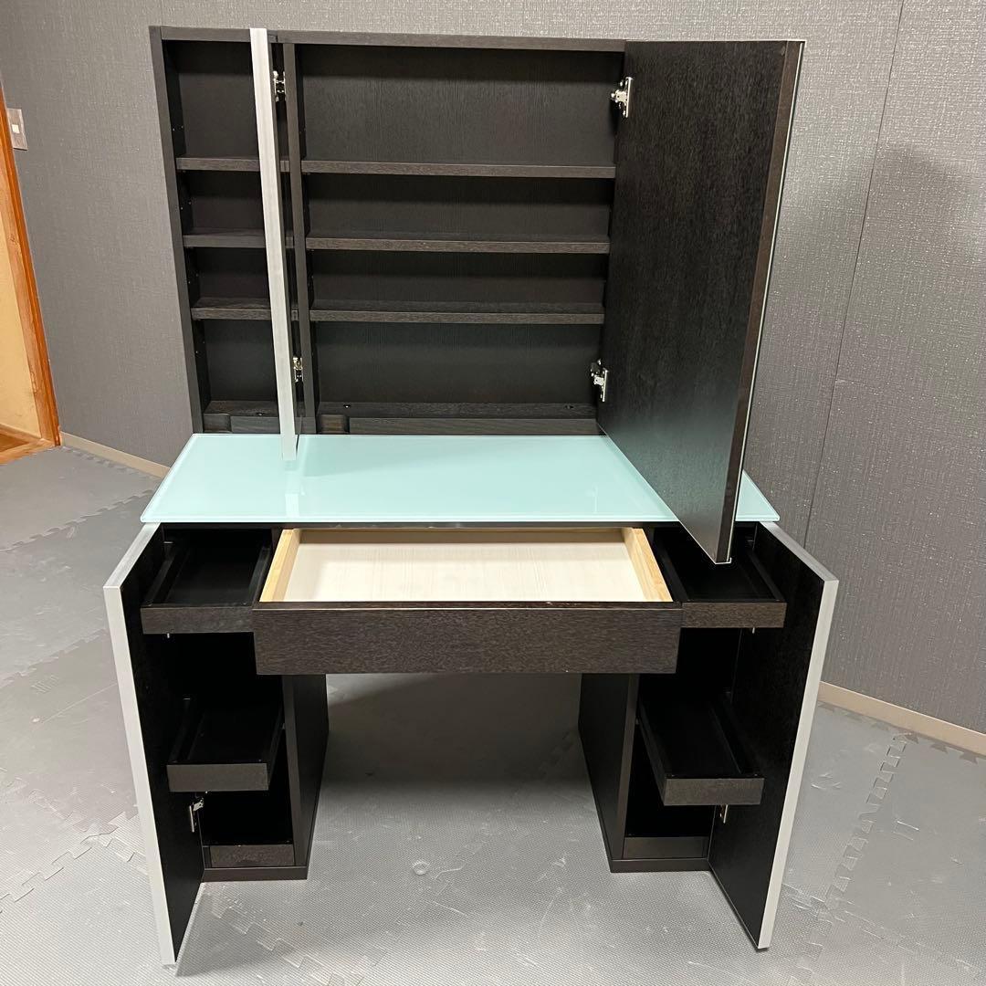 三面鏡 ドレッサー 松永家具 定価166,780円 ※椅子は別出品しています