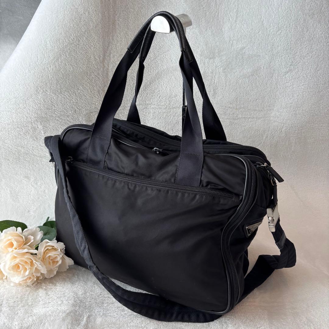 はやとちり様専用 プラダ 2way ビジネスバッグ ショルダーバッグ