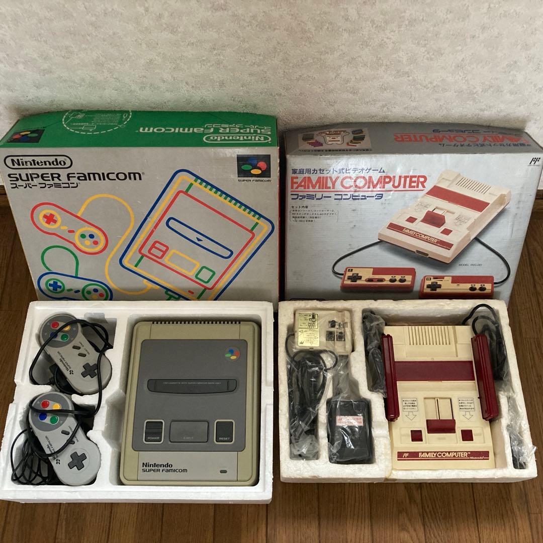 動作確認済】任天堂 スーパーファコンSHVC-001 ファミコンHVC-001